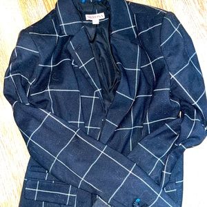 Navy blazer lightly worn